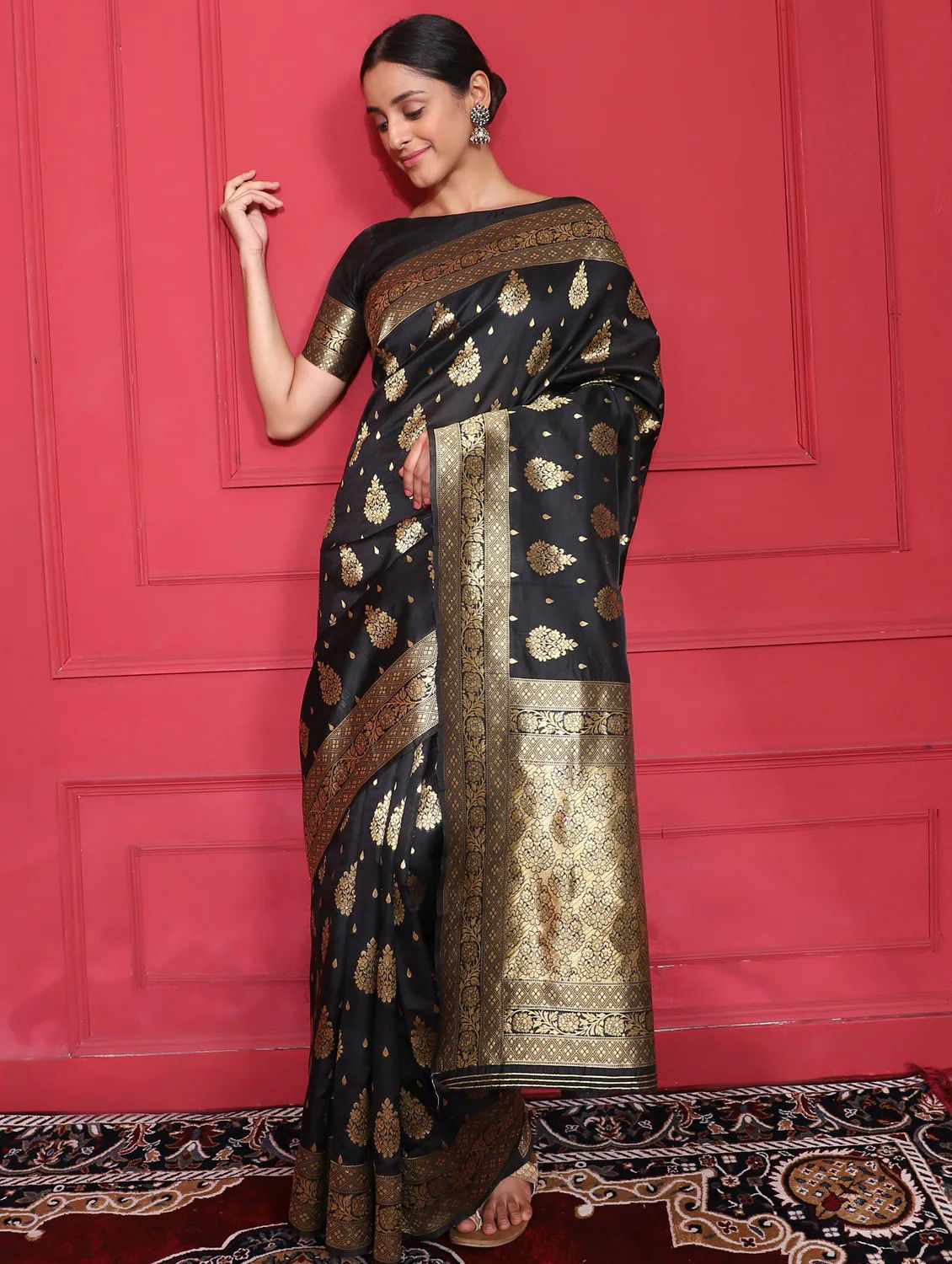 Lawaniya Lichi Silk Organic Banarasi Saree Catalog 